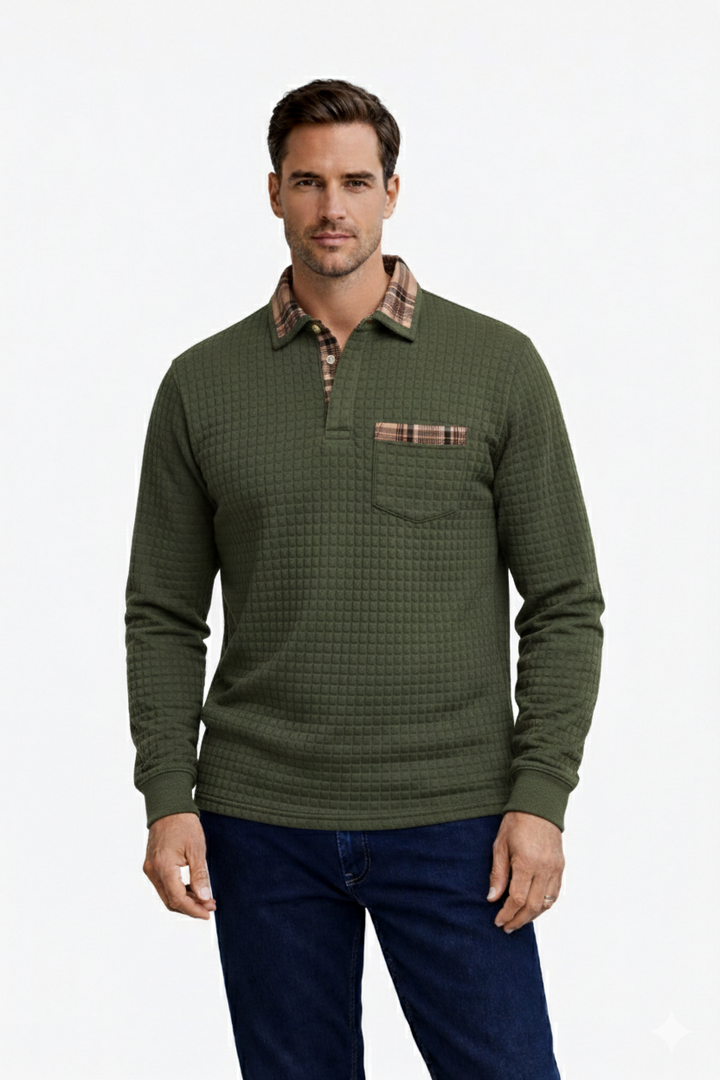 Bjorn | Striped Polo Sweater