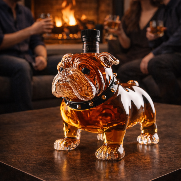 Whiskey Bottle - Bulldog Edition