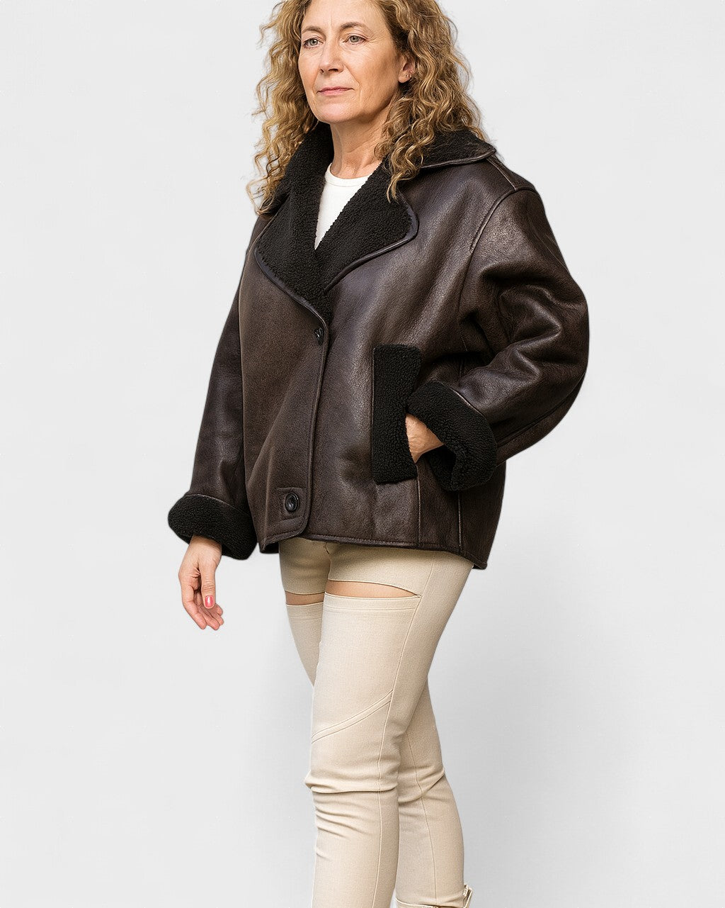 Isabelle™ I Skórzana kurtka damska