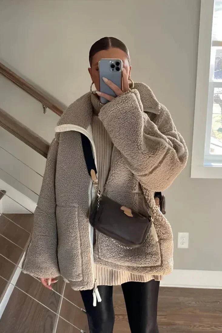 Kaja™ | Stylowy Teddy Płaszcz