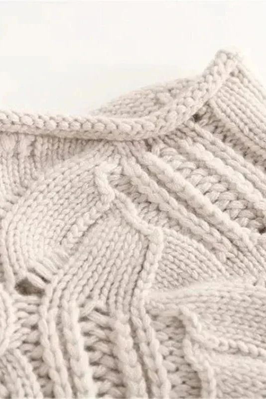 Ksenia™ | Komfortowy dziergany sweter