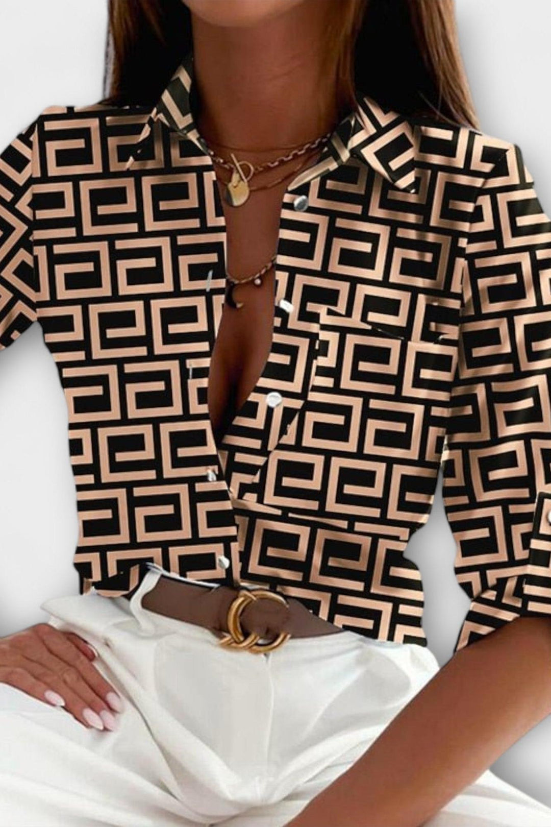 Maria - Shirt with a Classic Collar