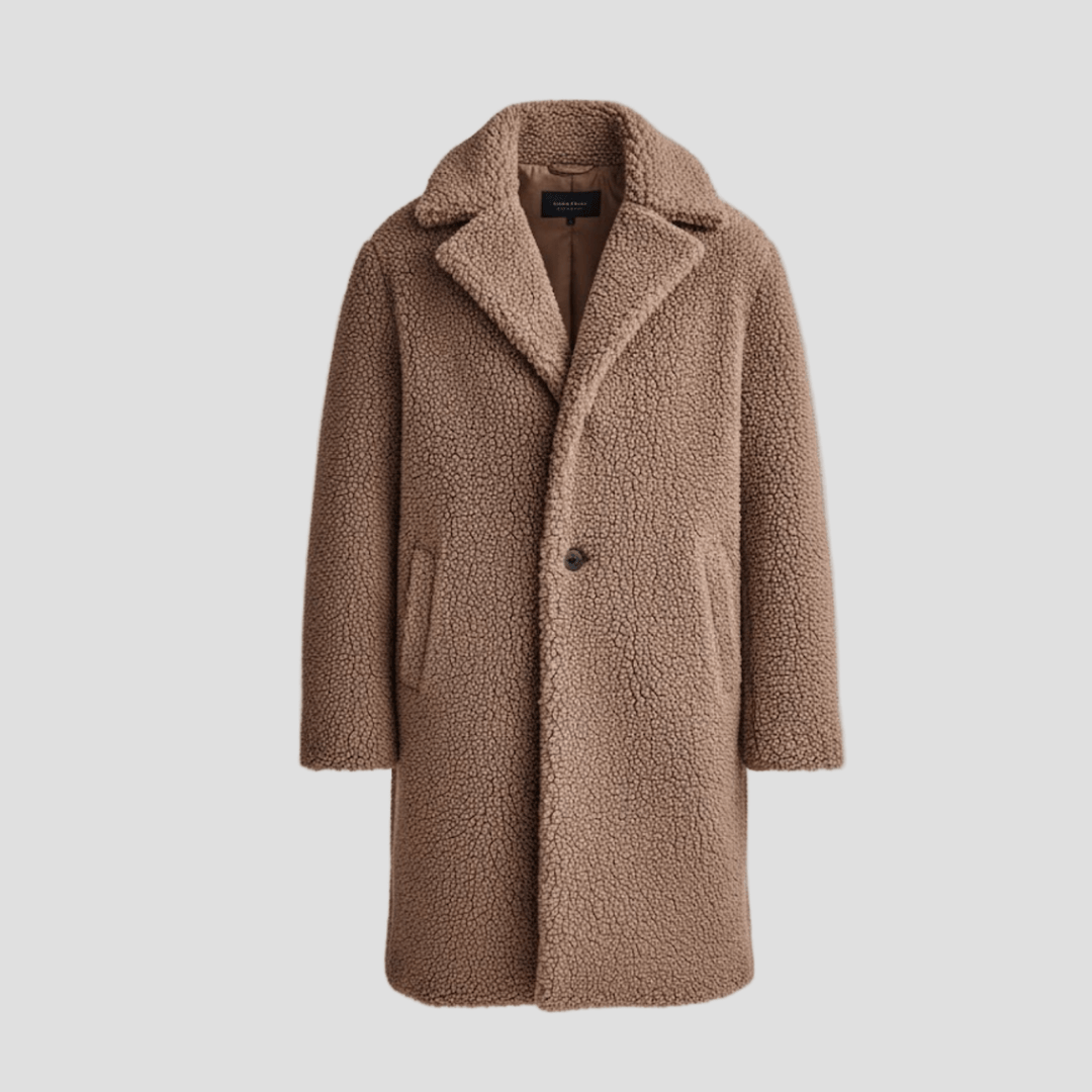 Logan | Polar Fleece Button Coat