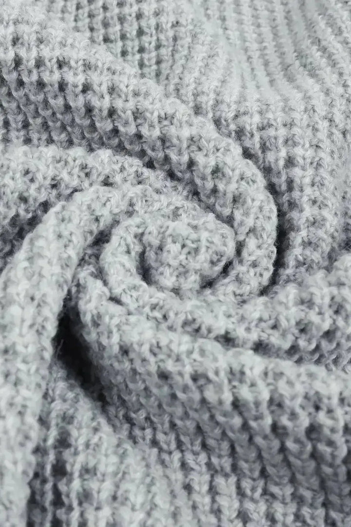 Różowy sweter z otwartym przodem