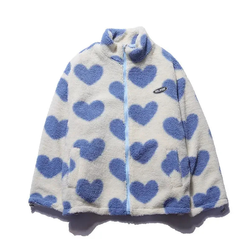 Alma | Reversible jacket with hearts