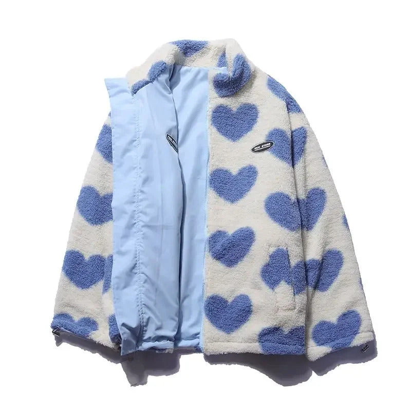 Alma | Reversible jacket with hearts
