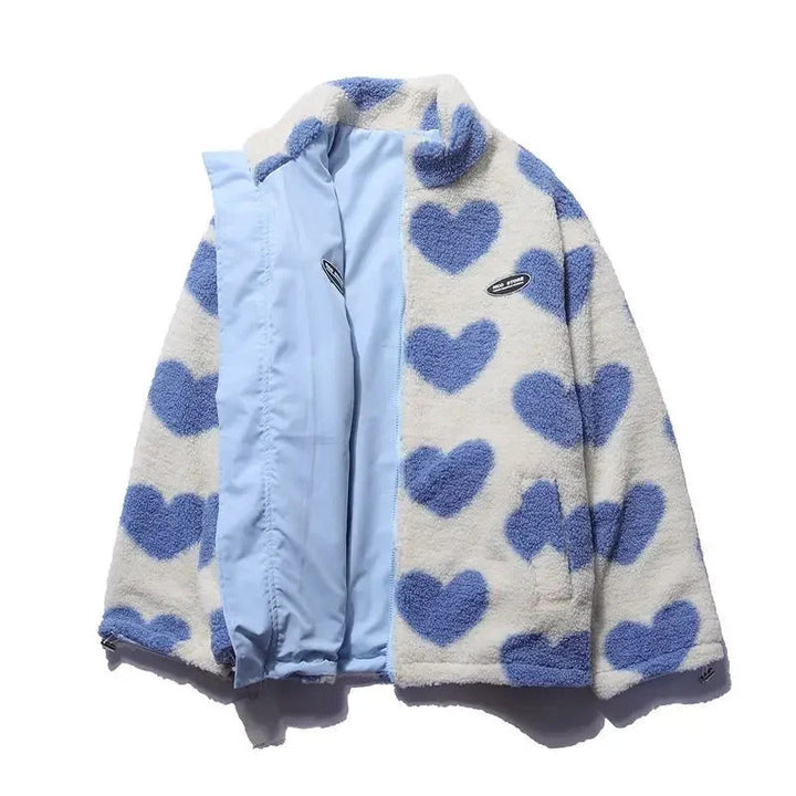 Alma | Reversible jacket with hearts