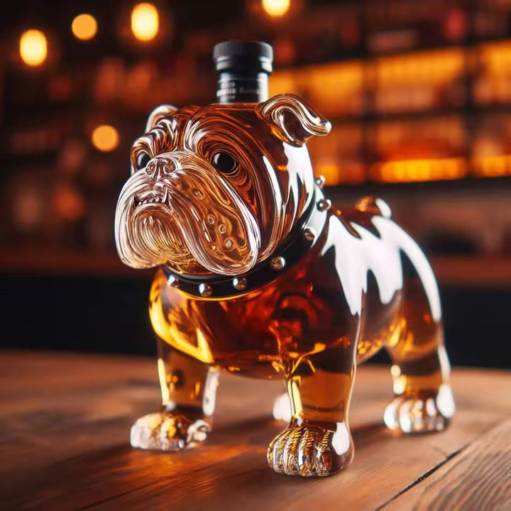 Whiskey Bottle - Bulldog Edition