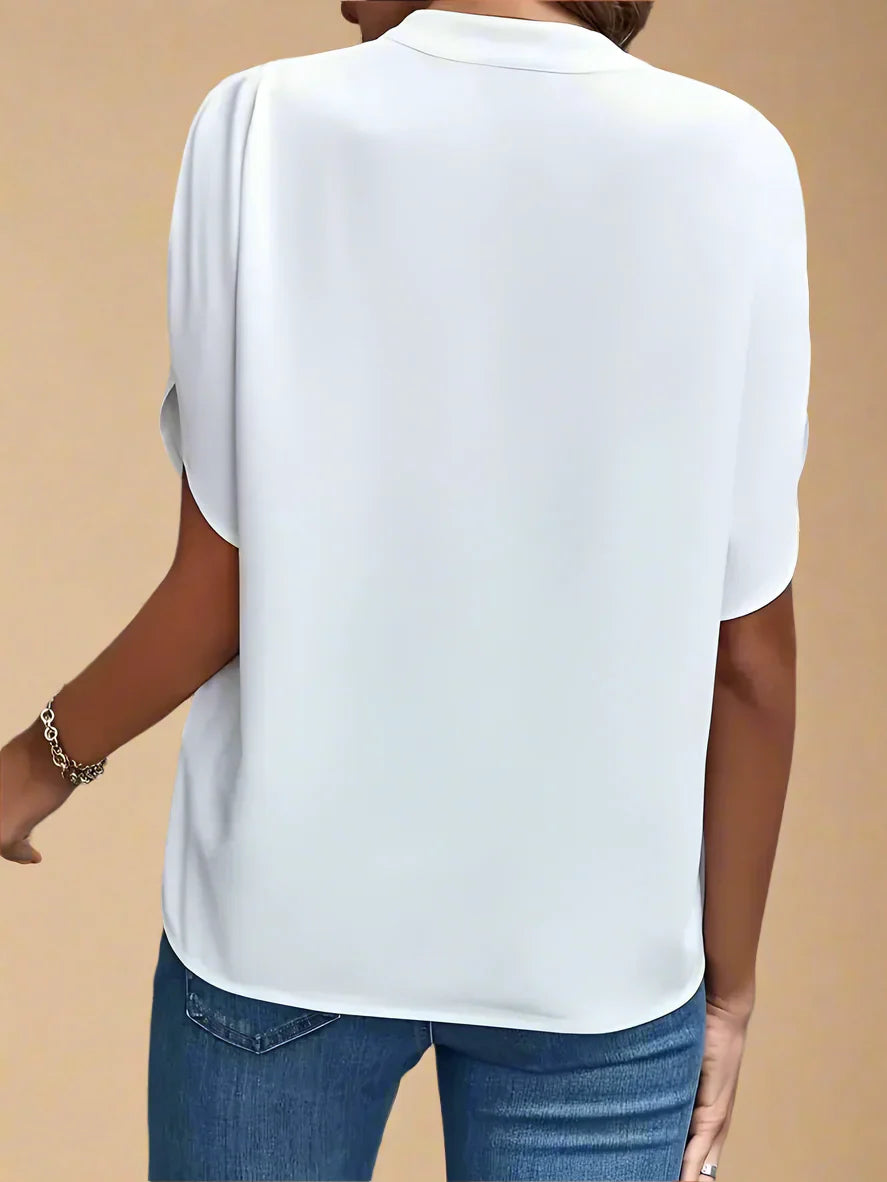 Alba Blouse | Elegant V-neck and wide sleeves