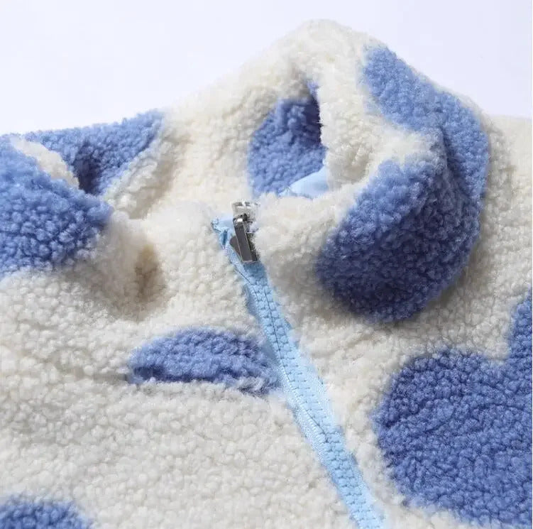 Alma | Reversible jacket with hearts