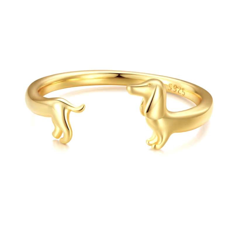 Wraparound Ring Dachshund - For the love of your puppy