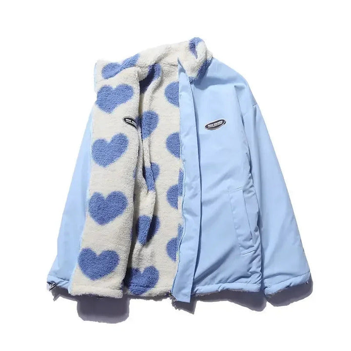 Alma | Reversible jacket with hearts