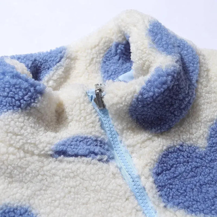 Alma | Reversible jacket with hearts