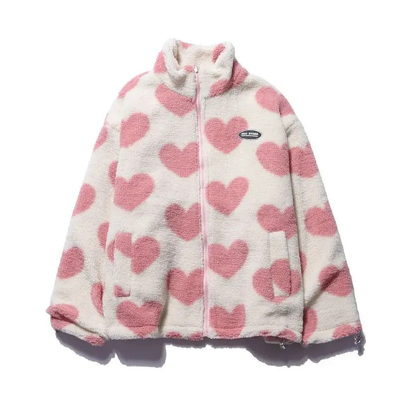 Alma | Reversible jacket with hearts