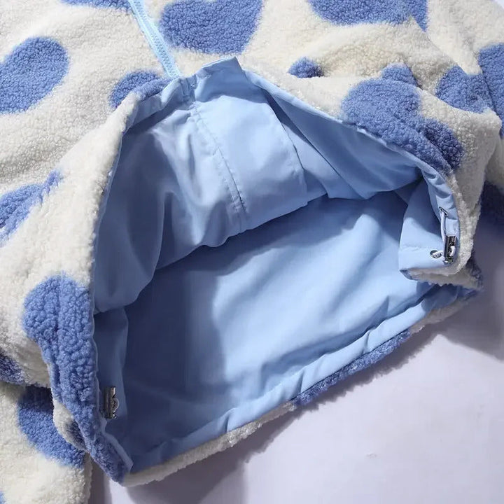 Alma | Reversible jacket with hearts