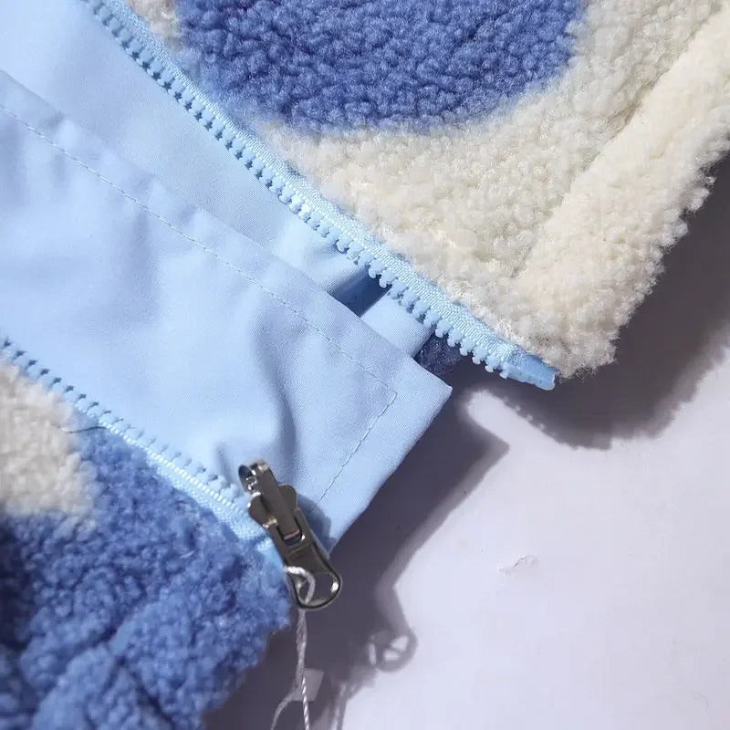 Alma | Reversible jacket with hearts