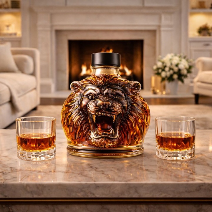Whiskey Bottle - Lion Edition
