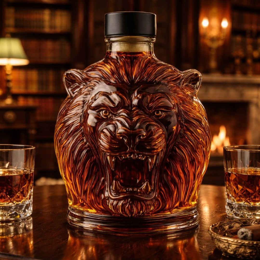 Whiskey Bottle - Lion Edition