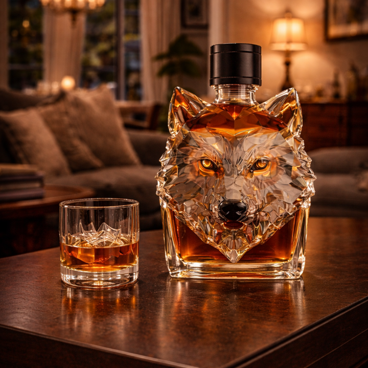 Whiskey Bottle - Wolf Edition