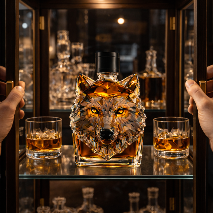 Whiskey Bottle - Wolf Edition