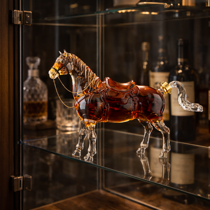 Whiskey Bottle - Horse Edition
