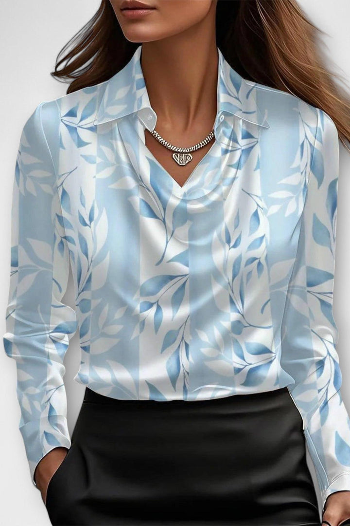 Sofia – Satin Blouse with a Shimmering Finish