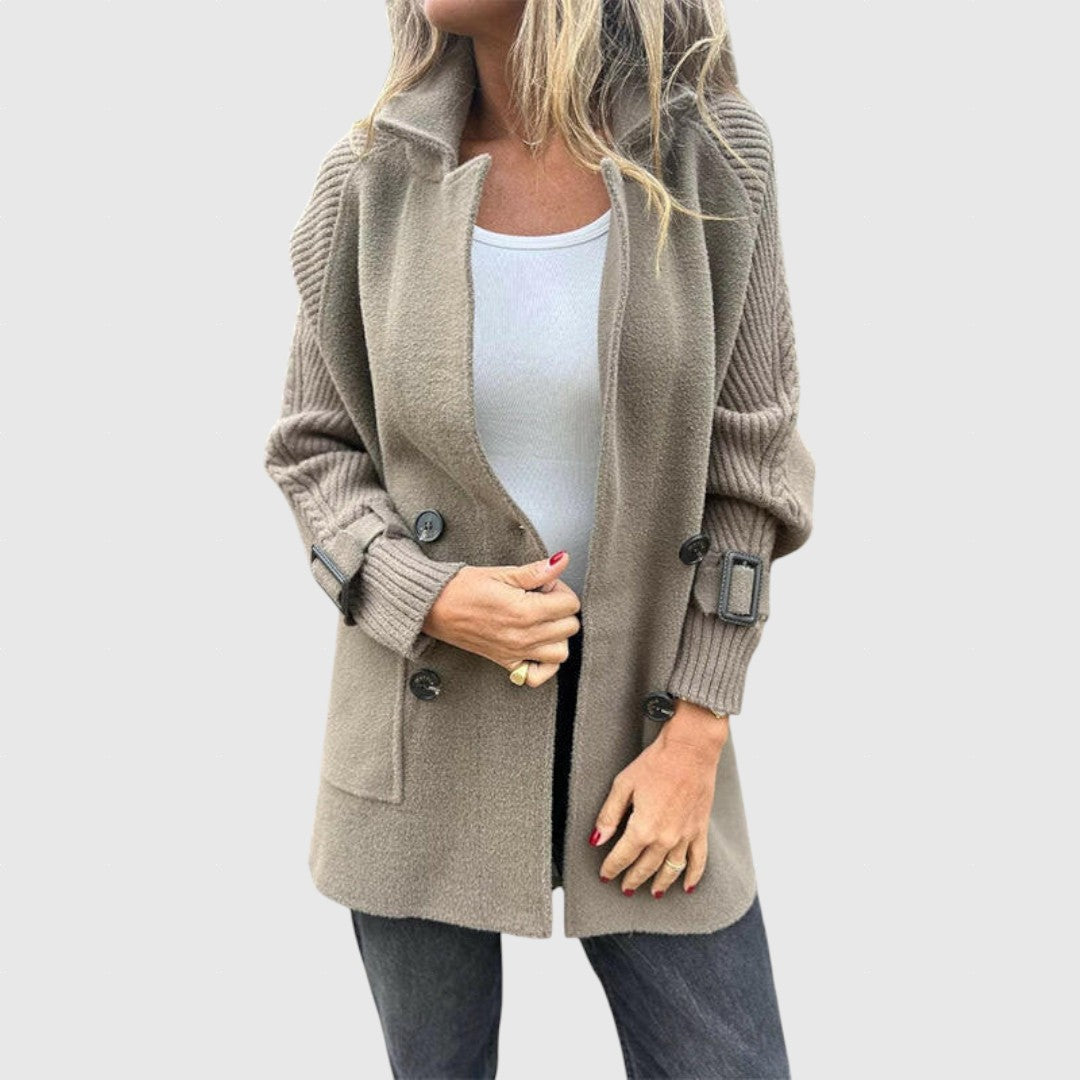 ZUZANA - Medium-length double-breasted coat