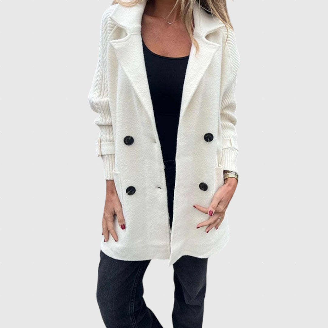 ZUZANA - Medium-length double-breasted coat