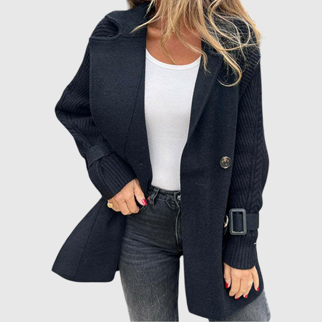 ZUZANA - Medium-length double-breasted coat