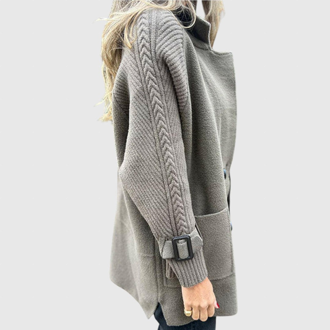 ZUZANA - Medium-length double-breasted coat